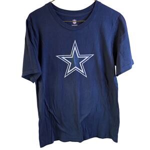 NFL Team Apparel Dallas Cowboys Youth Boys T-Shirt Navy Blue Size L (14/16) Star